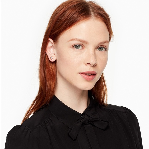 Kate Spade Rose Gold Lady Marmalade Earrings - Picture 2 of 7